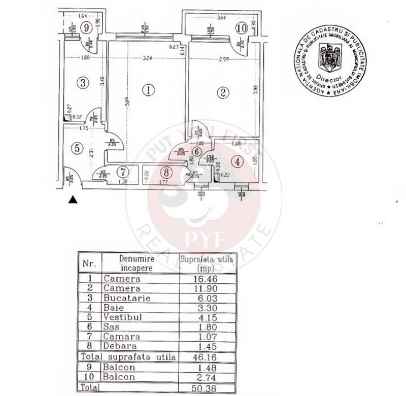 Dorobanti | Apartament 2 camere | Locatie Ideala | 50mp | B10999